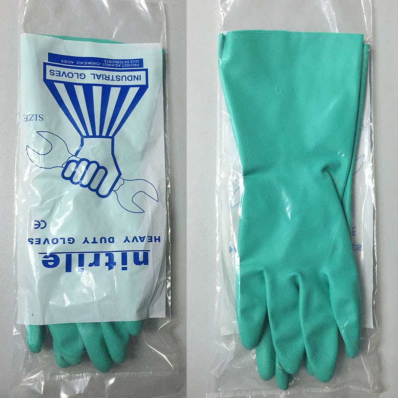 8Pieces/4 Pairs Oil-proof Long - огляд і ціна Nitrile Mechanic Glove