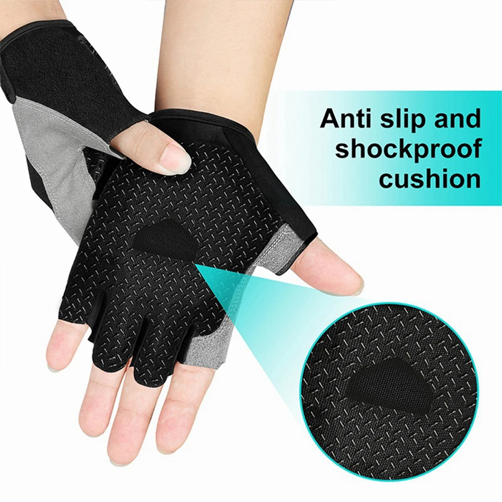 Non-Slip Half-Finger Training  - огляд і ціна Workout Glove Gym