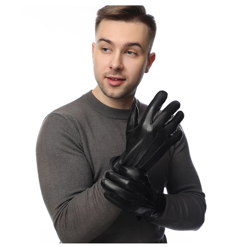 Winter Genuine Sheepskin Leath - огляд і ціна Wool Glove Lined