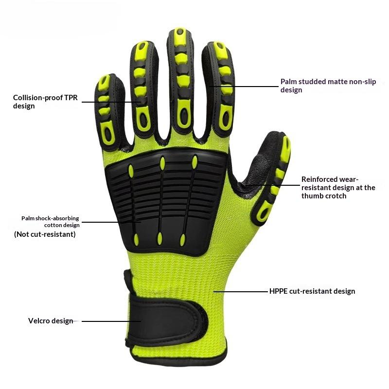 1 Pair Cut & Impact Resistant  - огляд і ціна Nitrile Mechanic Glove