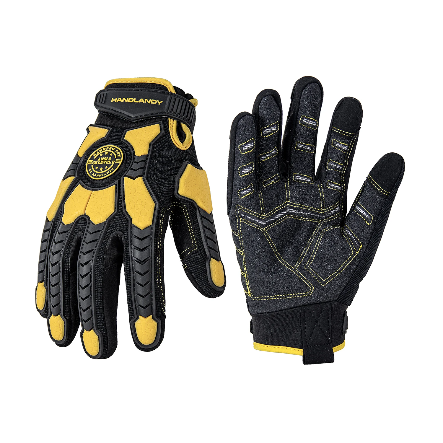 Heavy Duty Work Gloves, Cut 6  - огляд і ціна Work Glove Impact