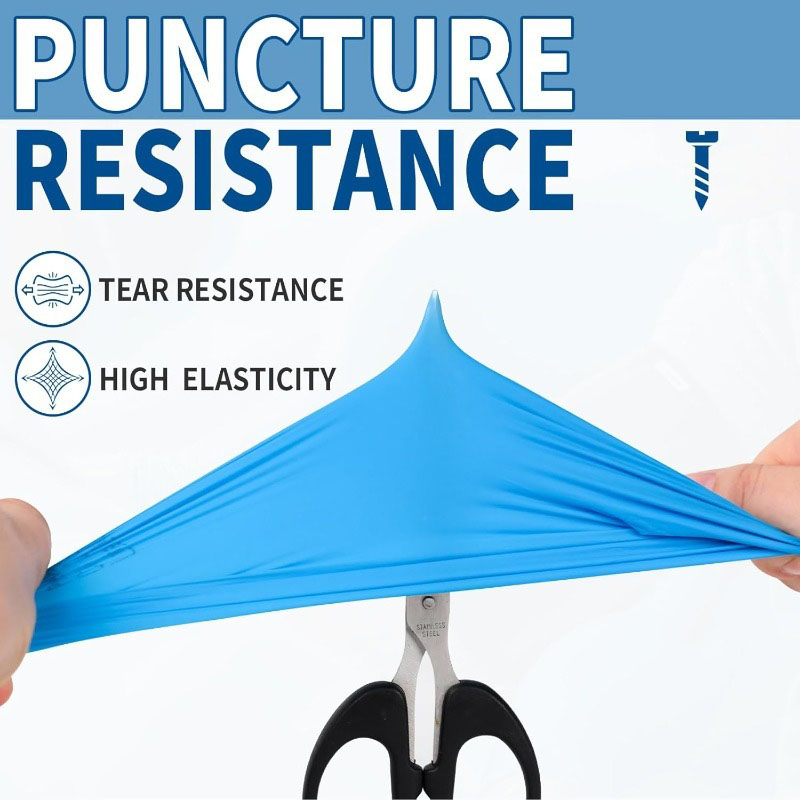 100PCS Blue Nitrile Disposable - огляд і ціна Nitrile Mechanic Glove