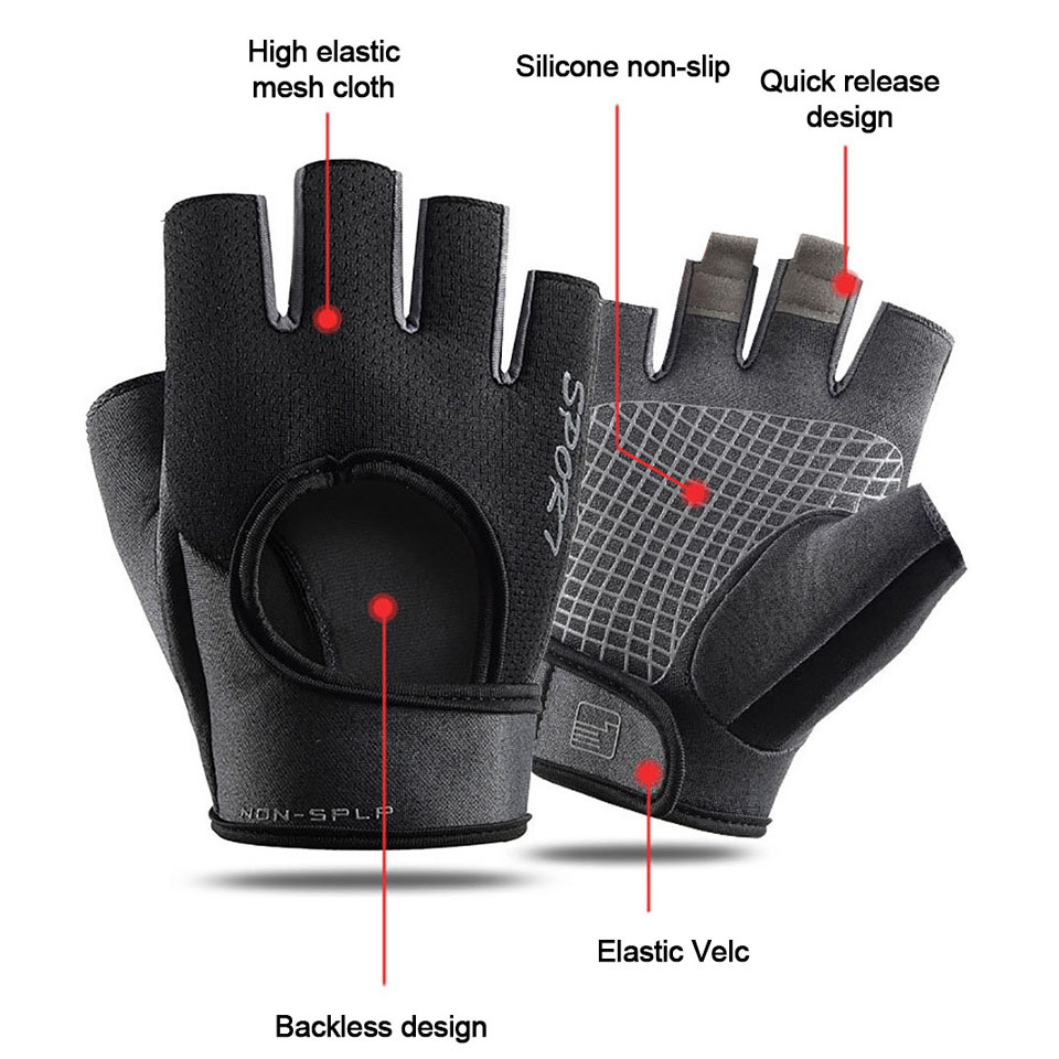 Cycling Sport Half Finger Glov - огляд і ціна Workout Glove Gym