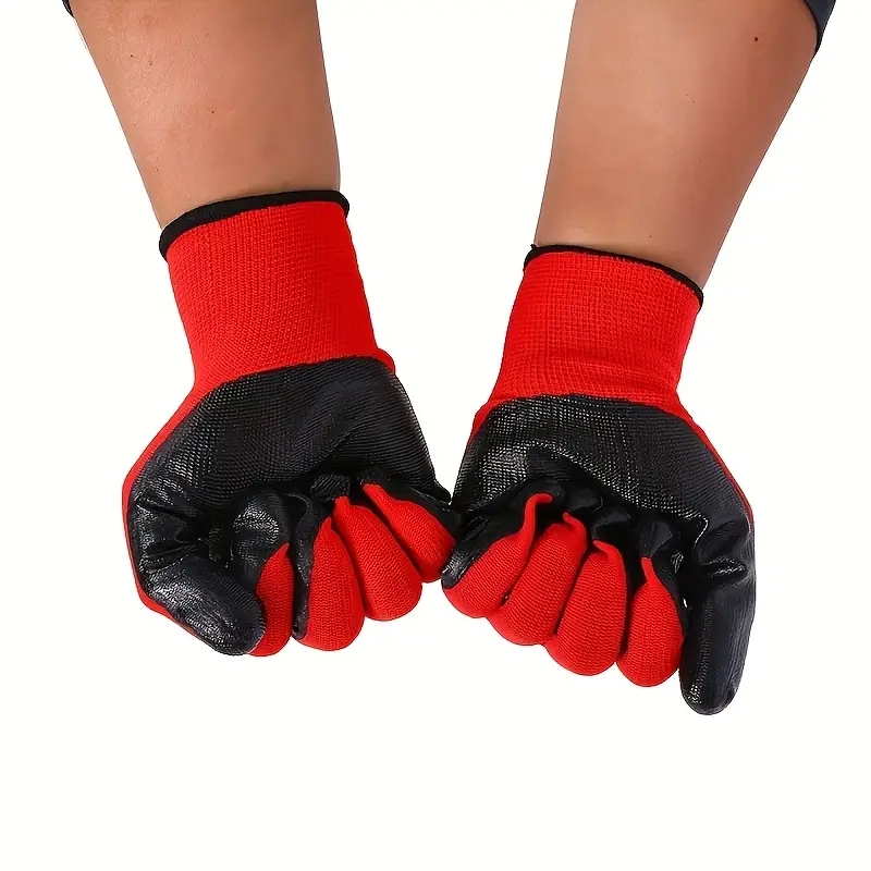 4/20PCS Nitrile Coated Safety  - огляд і ціна Nitrile Mechanic Glove