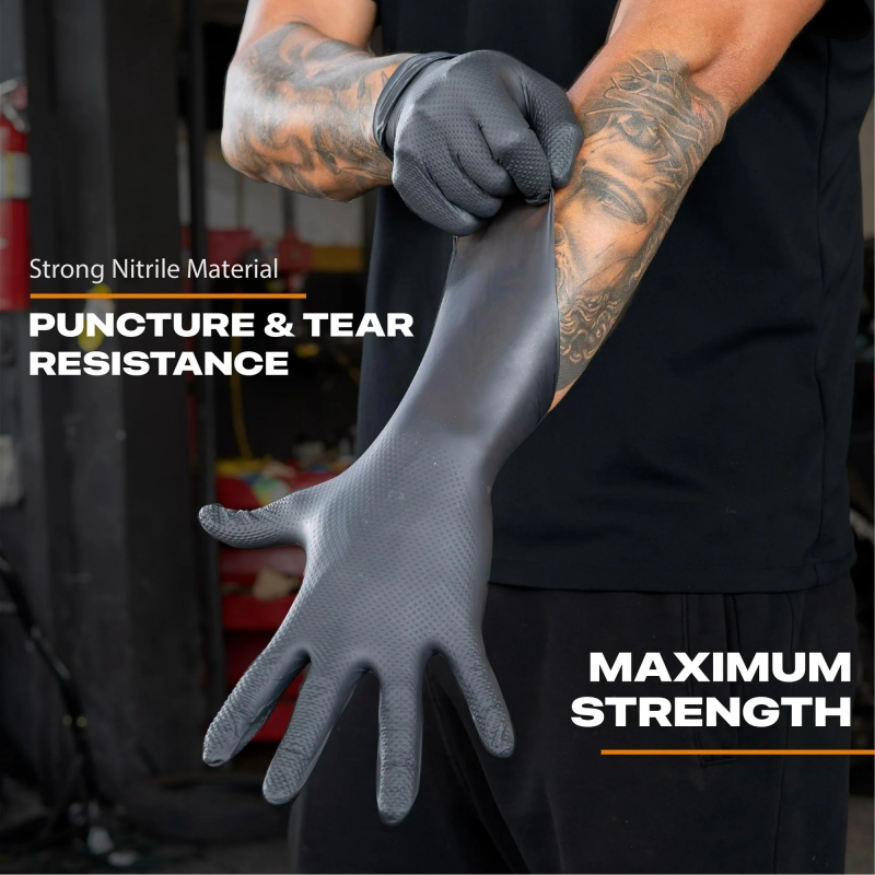 Black Heavy Duty Nitrile Dispo - огляд і ціна Nitrile Mechanic Glove