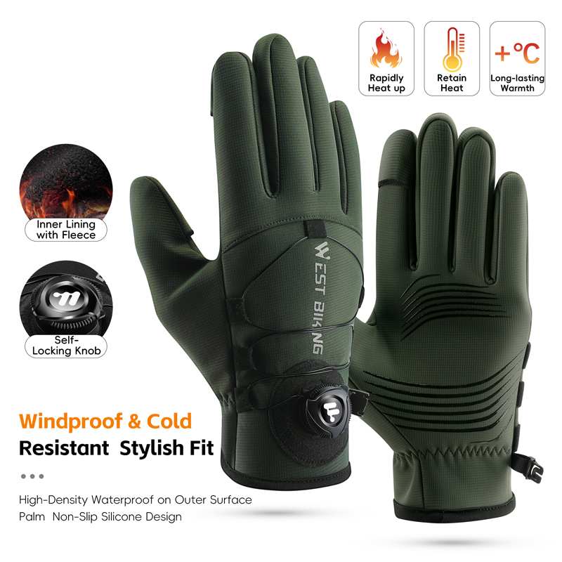 Winter Bike Gloves Magnetic Qu - огляд і ціна Winter Glove Insulated