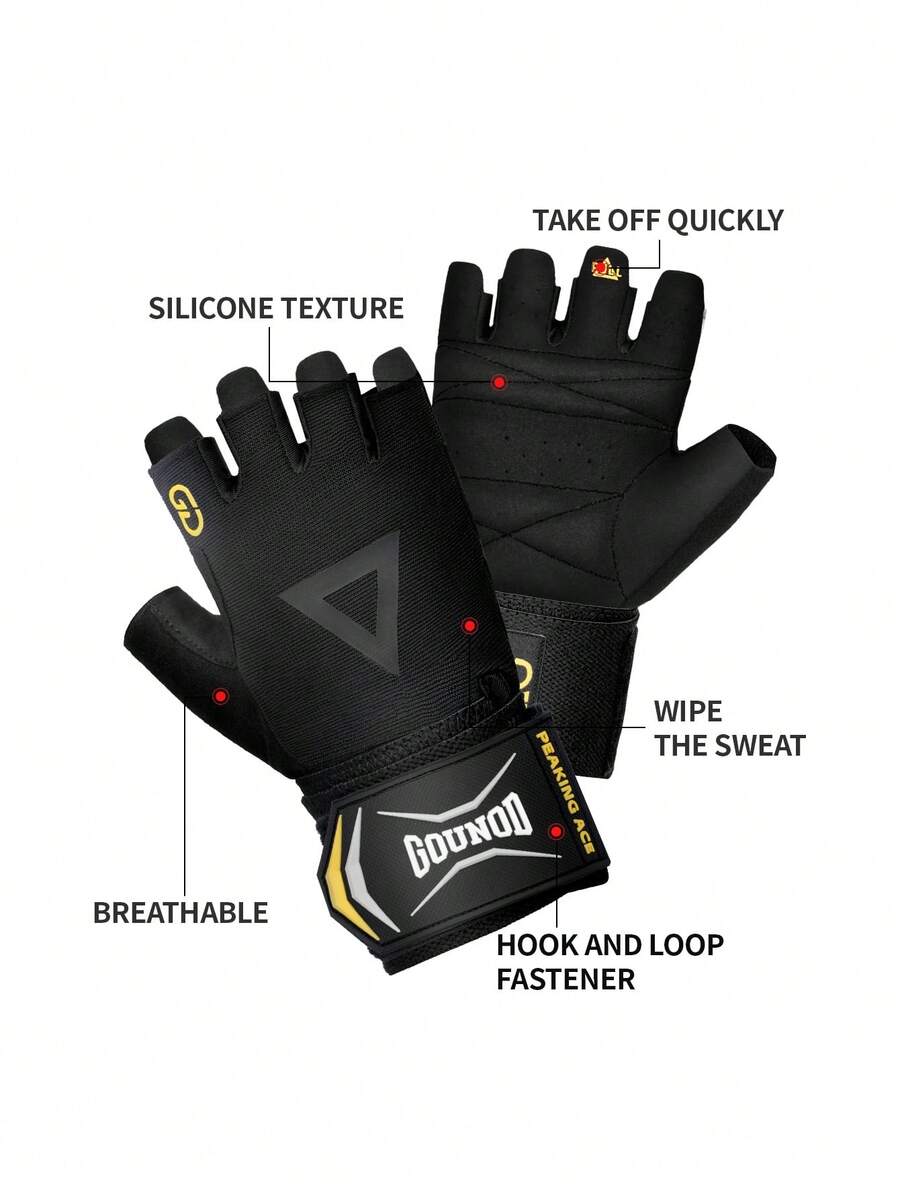1 Pair GOUNOD Heavyweight Gym  - огляд і ціна Workout Glove Gym