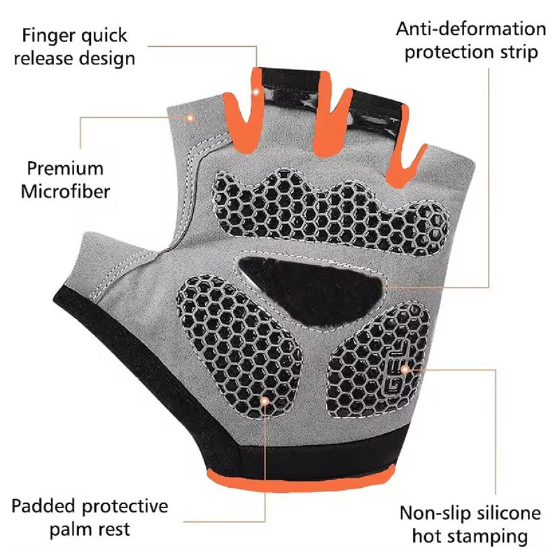 Breathable Anti-Slip Half Fing - огляд і ціна Workout Glove Gym