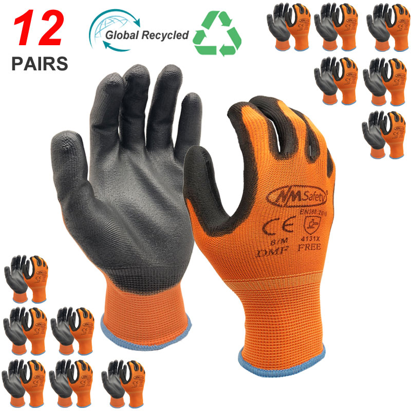 NMSafety 12 Pairs Work Gloves  - огляд і ціна Nitrile Mechanic Glove